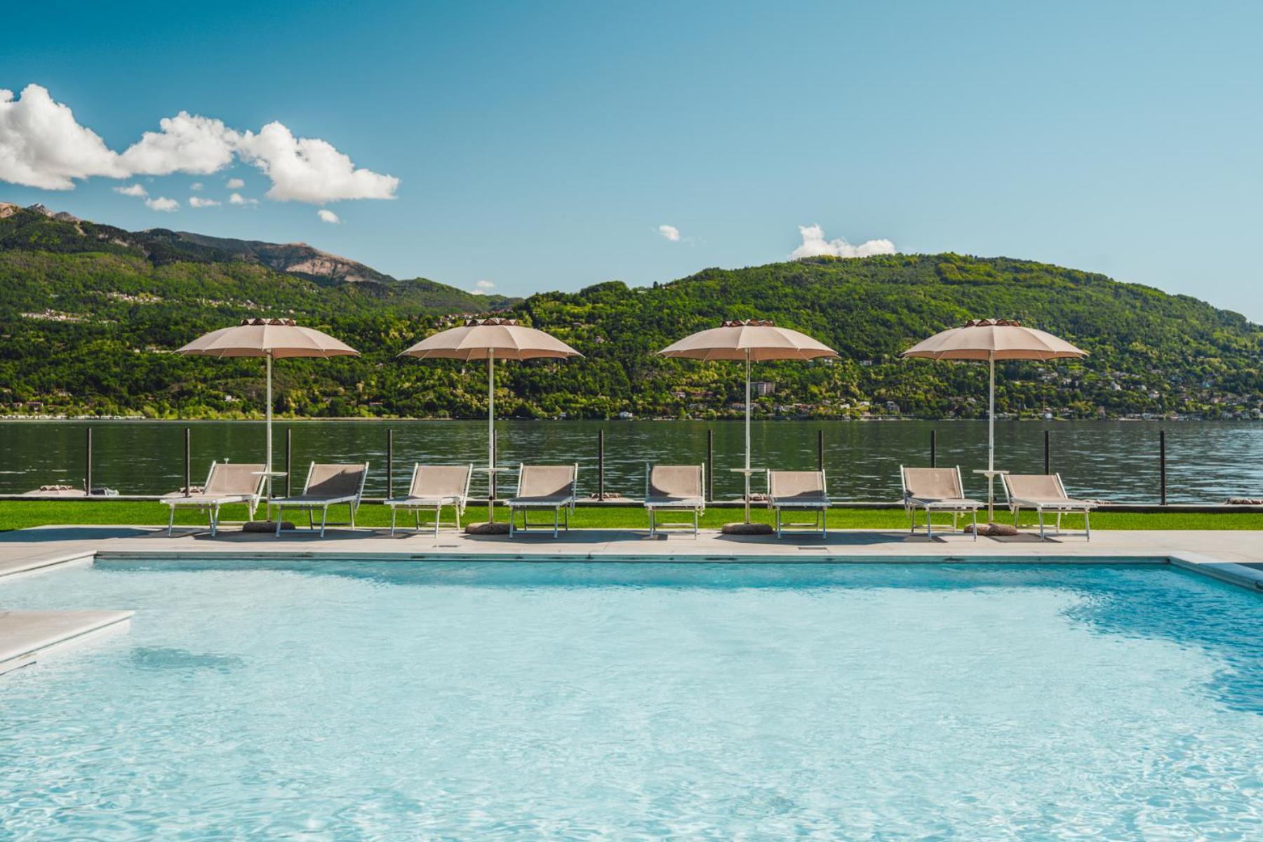 Lago Maggiore Bay Бавено Екстериор снимка