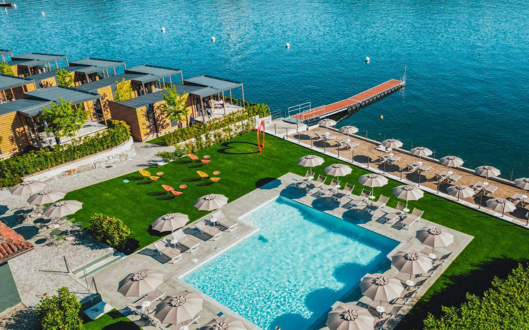 Lago Maggiore Bay Бавено Екстериор снимка